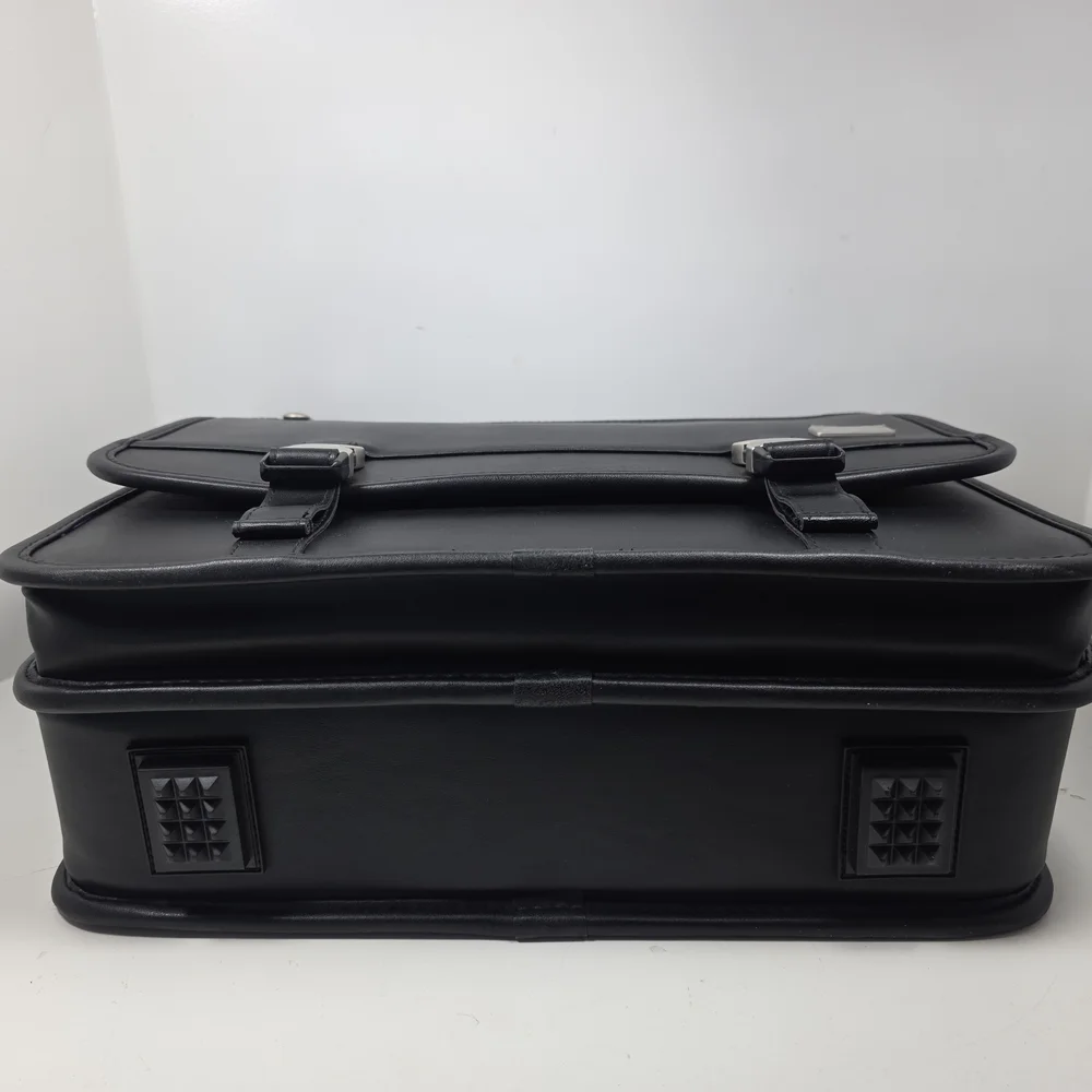 A.P.C. Black Leather Briefcase